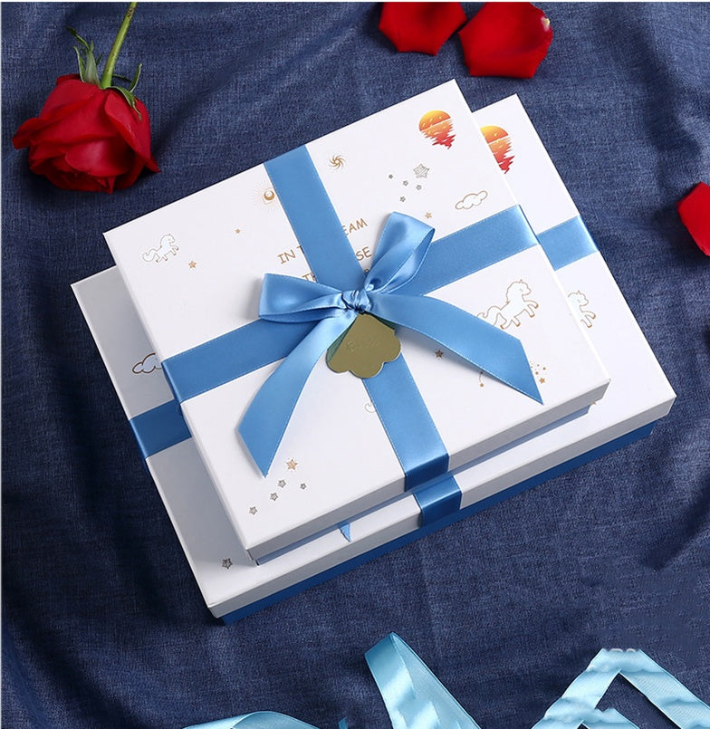 Prince Charming Gift Printed Gift Box Bow Gift Box