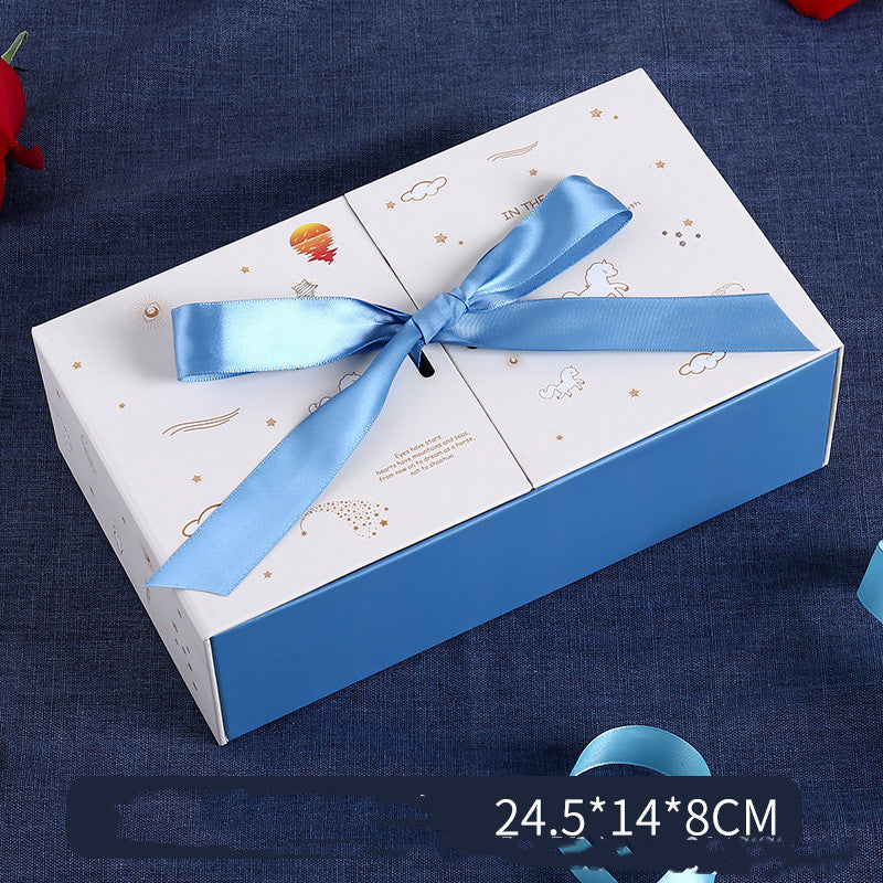 Prince Charming Gift Printed Gift Box Bow Gift Box