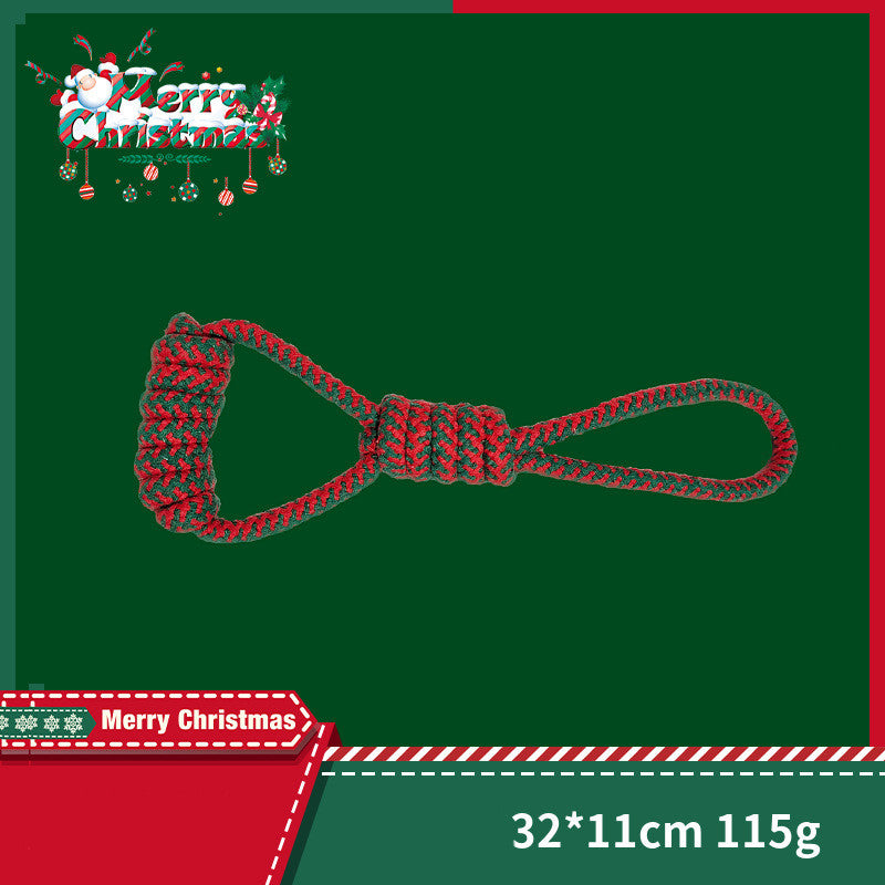 Christmas Doggy Knot Toys