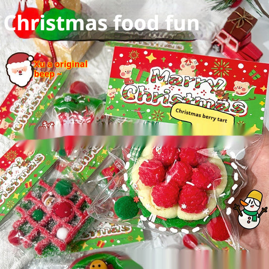 Squeezing Toy Christmas Cat's Paw Decompression Toy