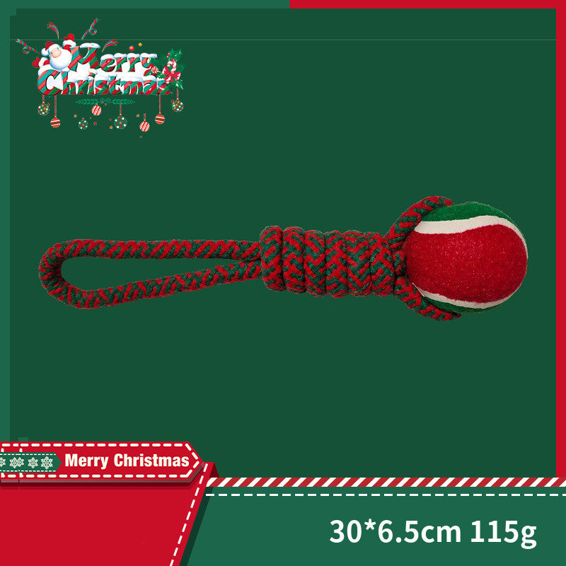 Christmas Doggy Knot Toys