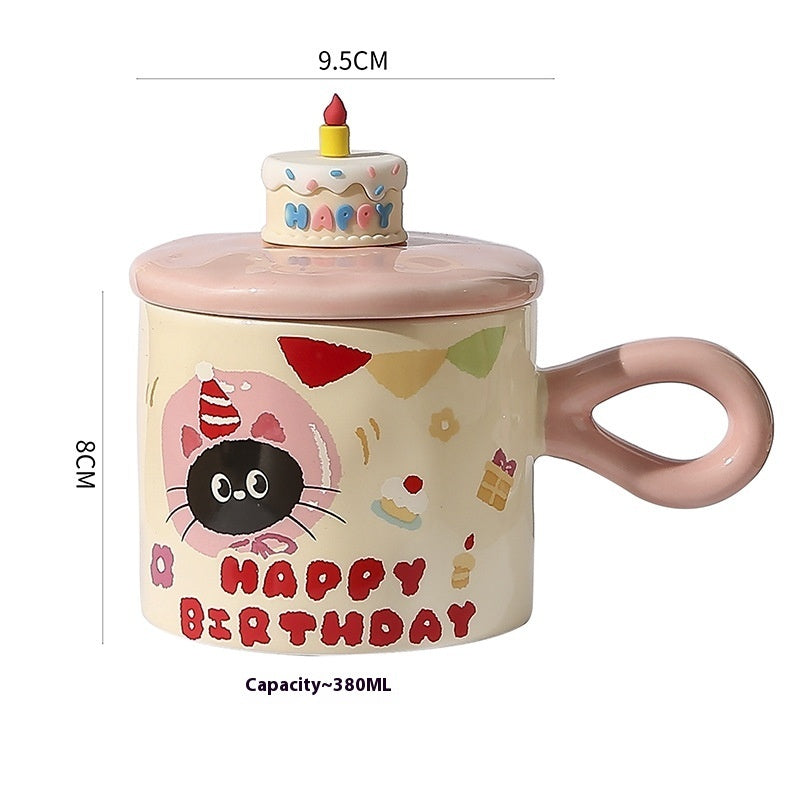 Gift Box With Hand Gift Birthday Gift Breakfast Cup